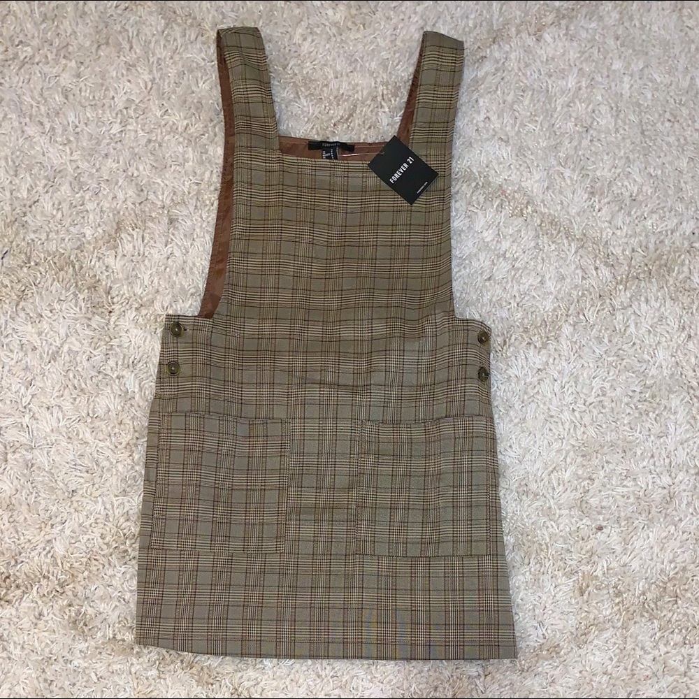 Forever 21 Plaid Jumper NWT